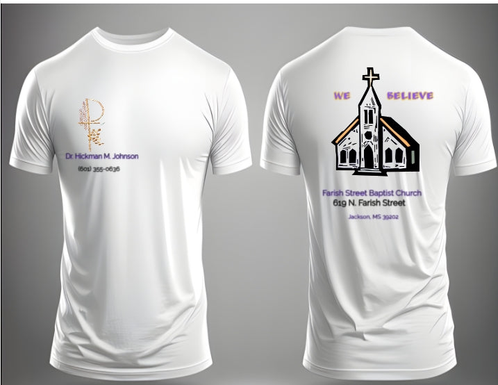 Farish Street Baptist Church Short Sleeve "We Believe" White