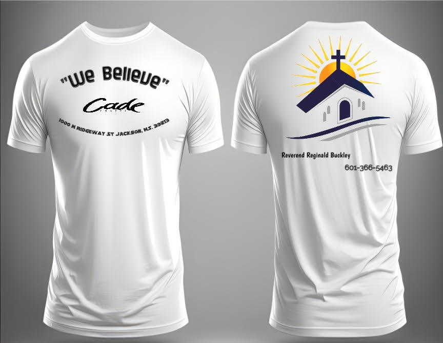 Cade's Chapel Short Sleeve "We Believe" White