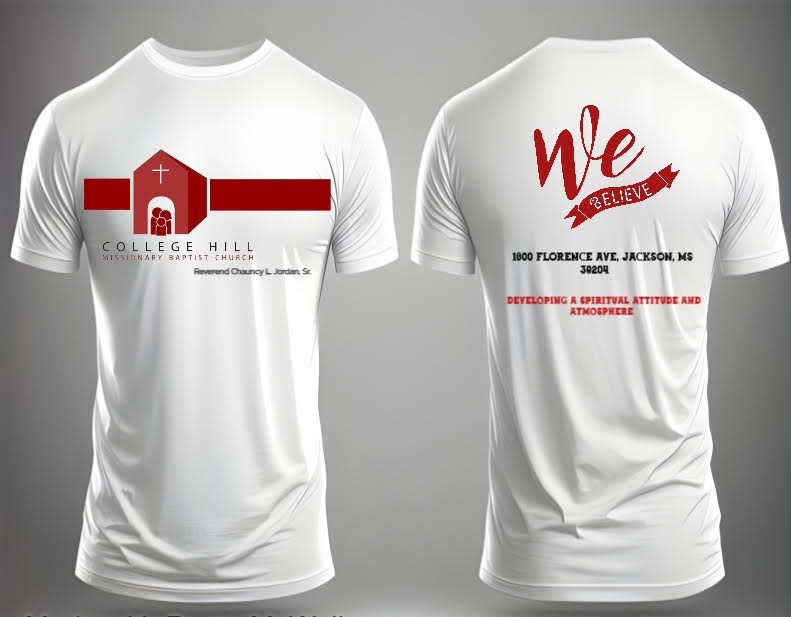 College Hill Short Sleeve "We Believe" White